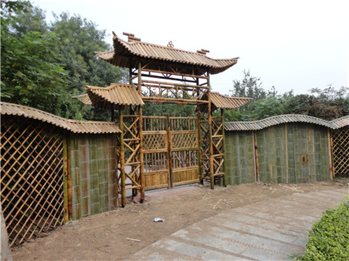 現(xiàn)代風(fēng)格竹門牌樓 現(xiàn)代風(fēng)格竹門牌樓